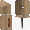 vidaXL Sideboard Artisan-Eiche 89,5 x 34 x 80 cm Holzwerkstoff