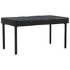 vidaXL Tischdecken Uni Schwarz 102 x 202 x 15 cm Stoff