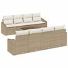 vidaXL Sofa Set 9 stk. Beige und Creme 55 x 55 x 37 cm