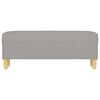 vidaXL Sitzbank Hellgrau 100x35x41 cm Stoff