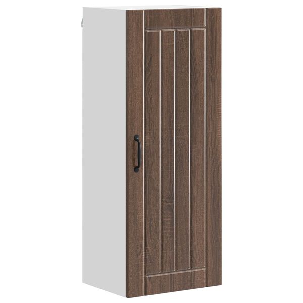 vidaXL K&uuml;chenschrank Braun Eichen-Optik 40 x 31 x 100 cm Holzwerkstoff