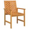 vidaXL Garten-Lounge-Set 5 pcs Braun Massivholz Akazie
