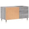 vidaXL Plattenschrank Grau Sonoma 85x38x48 cm Holzwerkstoff