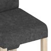 vidaXL Esszimmerst&uuml;hle 2 Stk. Grau Wildleder-Optik