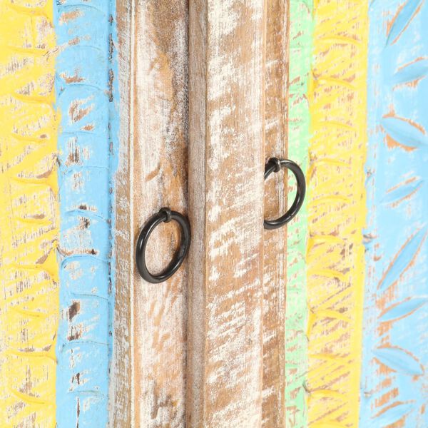 vidaXL Sideboard 61x35x76 cm Raues Akazienholz