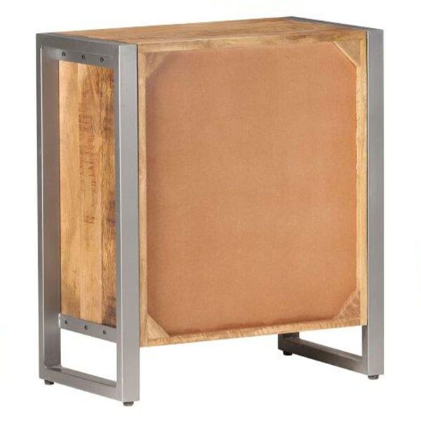 vidaXL Sideboard 60x35x70 cm Raues Mangoholz