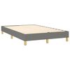 vidaXL Boxspringbettgestell Dunkelgrau 120x200 cm Stoff