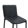 vidaXL 3-tlg. Bar-Set Kunstleder Schwarz