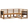 vidaXL Outdoor-Sofagarnitur 4 pcs Natur Massivholz Akazie
