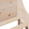 vidaXL Massivholzbett ohne Matratze 90x200 Kiefernholz