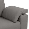 vidaXL Sofa 140cm Taupe Stoff