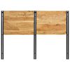 vidaXL Kopfteil 140 cm Massivholz Akazie und Eisen
