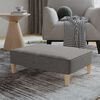 vidaXL Fu&szlig;hocker Hellgrau 78x56x32 cm Stoff