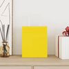 vidaXL Papiertragetaschen 50 Stk. mit Henkeln Gelb 18x8x22 cm