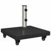 vidaXL Sonnenschirmst&auml;nder 30 kg Schwarz Granit Quadratisch