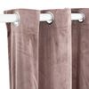 vidaXL Verdunkelungsvorhang mit Metall&ouml;sen Samt Antik-Rosa 290x245 cm