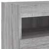 vidaXL TV-Wandschrank mit LED-Leuchten Grau Sonoma 40x30x40 cm
