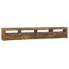 vidaXL TV-Schrank mit LED-Leuchten R&auml;uchereiche 240x35x40 cm
