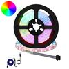 vidaXL LED Streifen 4 pcs Schwarz und Transparent 130 x 0,8 x 0,3 cm