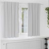 vidaXL Verdunkelungs-Vorh&auml;nge mit Ringen 2 pcs Hellgrau 175 x 140 cm