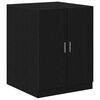 vidaXL Waschmaschinen-Schrank 2 pcs Schwarz Eichen-Optik