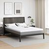 vidaXL Matratzenauflage Wei&szlig; 140 x 190 cm Jacquard-Stoff