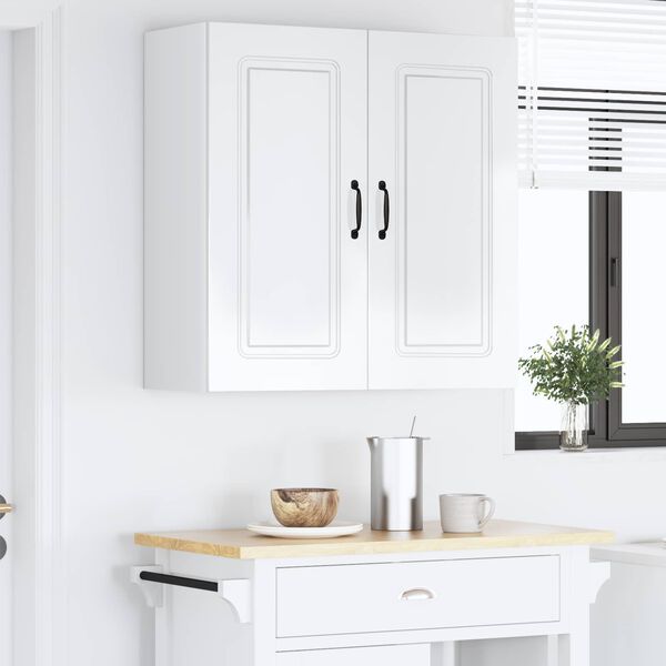 vidaXL K&uuml;chenschrank Kalmar Hochglanz Wei&szlig; 80 x 31 x 80 cm