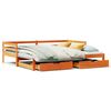 vidaXL Tagesbett Ausziehbar mit Schubladen 80x200 cm Massivholz Kiefer