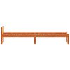 vidaXL Bettrahmen Wachsbraun 205.5 x 95.5 x 51 cm Massives Kiefernholz