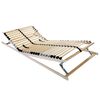 vidaXL Bett-Lattenrost Braun 70 x 190 cm Massivholz Buche