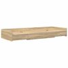 vidaXL Bettrahmen mit Kopfteil Sonoma-Eiche 70 x 190 cm Holzwerkstoff