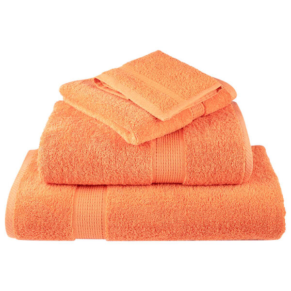 vidaXL Premium-Handt&uuml;cher SOLUND 10 Stk. Orange 100x200 cm 600 g/m&sup2;