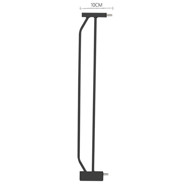 Baninni Schutzgitter-Verl&auml;ngerung Vicino 10 cm Dunkelgrau