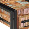 vidaXL Nachttisch 2 pcs Mehrfarbig 30 x 30 x 40 cm Massives Altholz