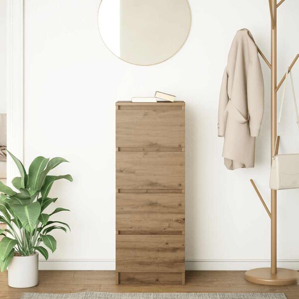 vidaXL Sideboard Artisan-Eiche 37,5x35x99 cm Holzwerkstoff