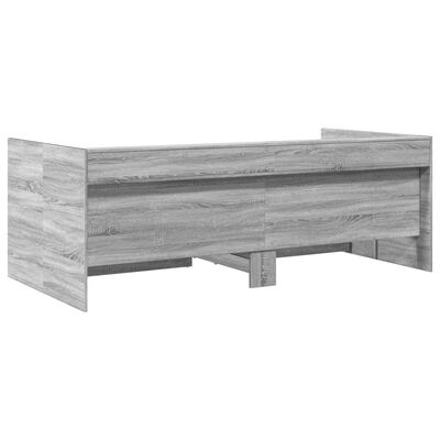 vidaXL Tagesbett mit Schubladen Grau Sonoma 100x200 cm Holzwerkstoff
