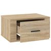 vidaXL Wand-Nachttisch Sonoma-Eiche 50x36x25 cm