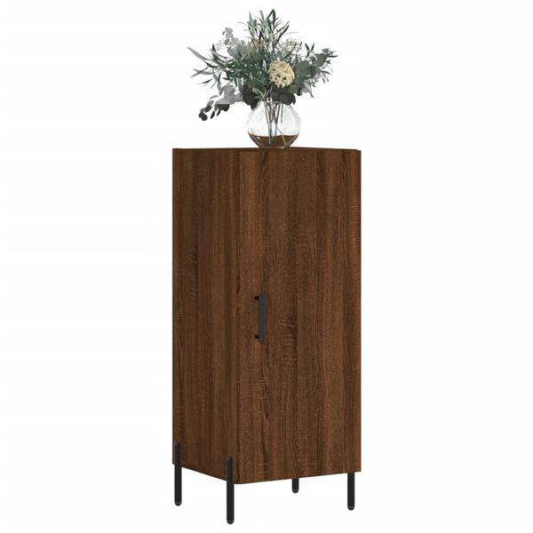 vidaXL Sideboard Braun Eichen-Optik 34,5x34x90 cm Holzwerkstoff