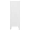vidaXL Lagerschrank Industrial Wei&szlig; 75x40x115 cm Metall