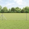 vidaXL Zaunpfosten Silber 25 x 0,6 m (25 mm Maschenweite) Stahl
