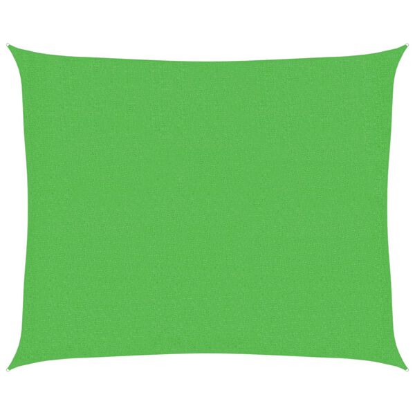 vidaXL Sonnensegel 160 g/m&sup2; Hellgr&uuml;n 2,5x3 m HDPE