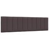 vidaXL Bett mit Matratze "Hanko" Dunkelbraun 180x200 cm Stoff