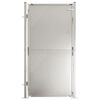 vidaXL Gartentor 100 x 175 cm Edelstahl