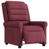 vidaXL Relaxsessel Elektrisch Weinrot Stoff