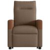 vidaXL Relaxsessel mit Aufstehhilfe Braun Stoff