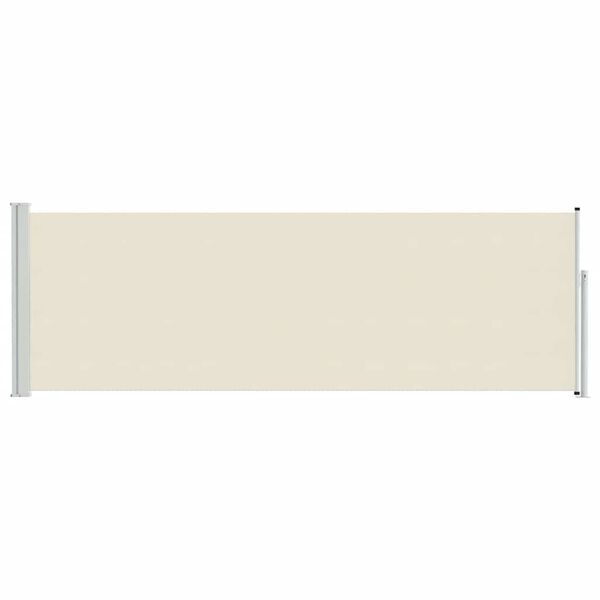 vidaXL Ausziehbare Seitenmarkise 100x300 cm Creme