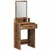 vidaXL Schminktisch mit Regal Altholz 50 x 41 x 140 cm Holzwerkstoff