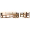 vidaXL Outdoor-Sofagarnitur 6 pcs Natur Massivholz Akazie