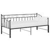 vidaXL Ausziehsofa Bettgestell Schwarz Metall 90x200 cm