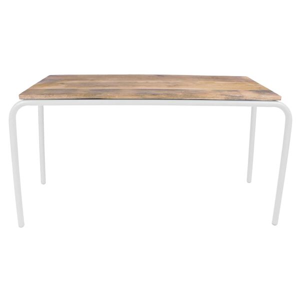 KidsDepot Tisch Original Mangoholz Wei&szlig;